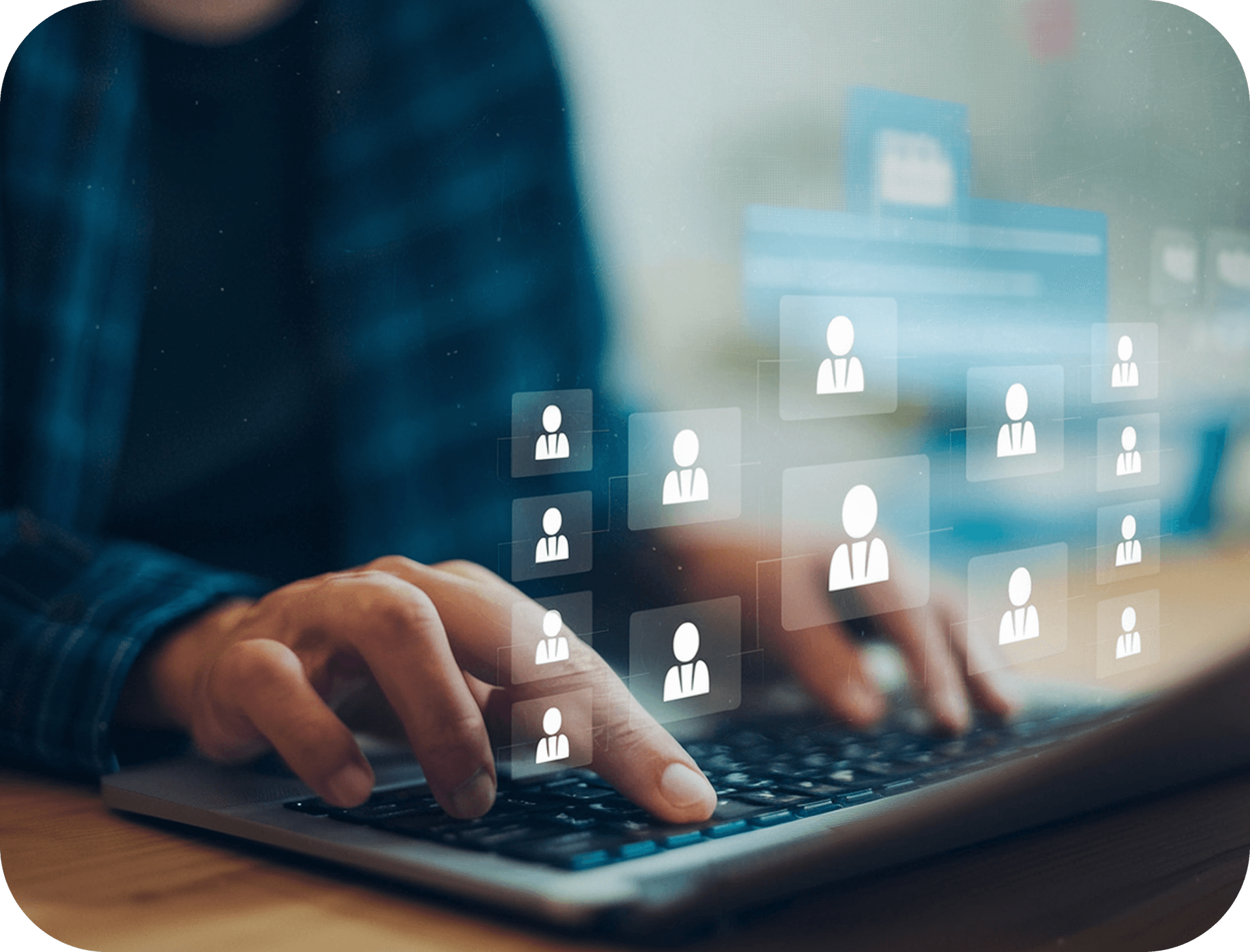 Hiring process with candidate management