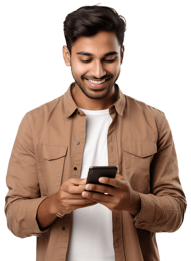 Job seeker using mobile app
